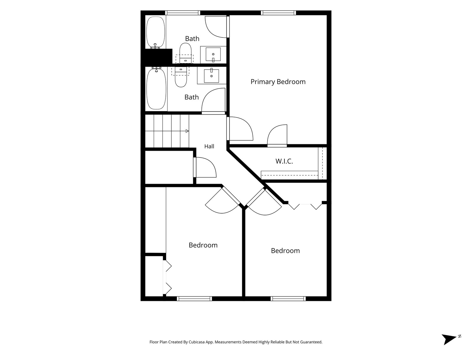 Upper level floor plan — 3661 152nd Street West, Rosemount